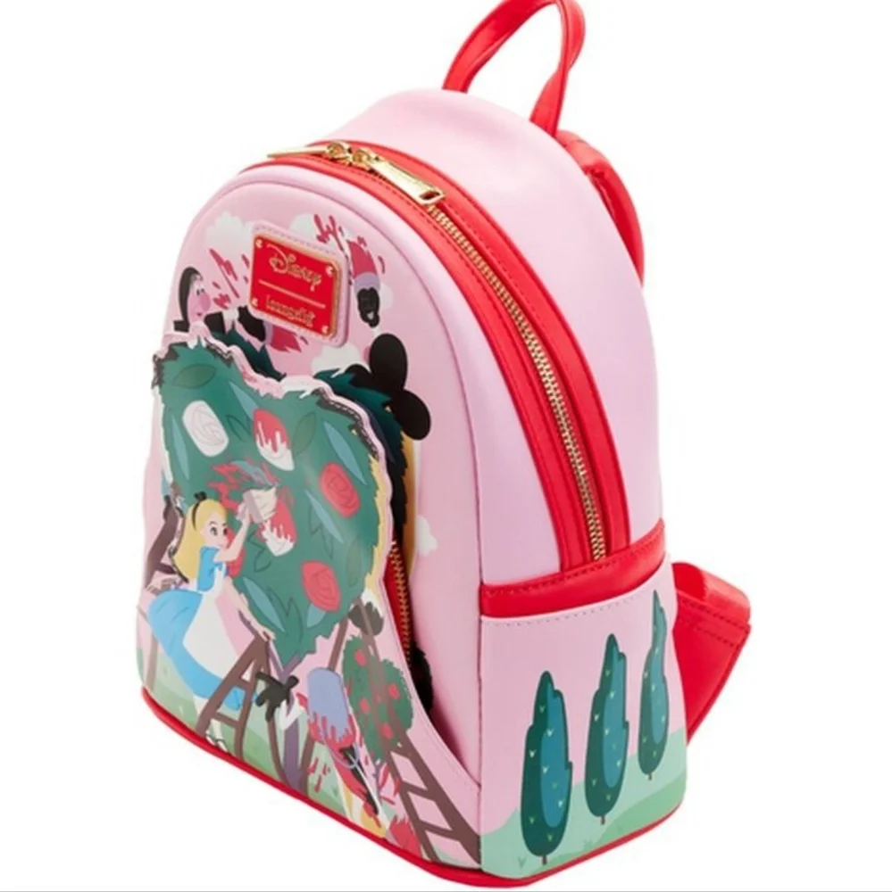 Alice in Wonderland Painting the Roses Red Mini Backpack